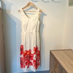 Lands End Summer floral dress 8T